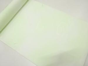 アンティーク　逆雲取りに亀甲模様織り出し　長襦袢地反物
